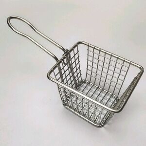 Super Cute Small Scale Fry Basket Miniature‎ Steel